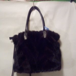 Paola by Pdl Firenze mink handbag